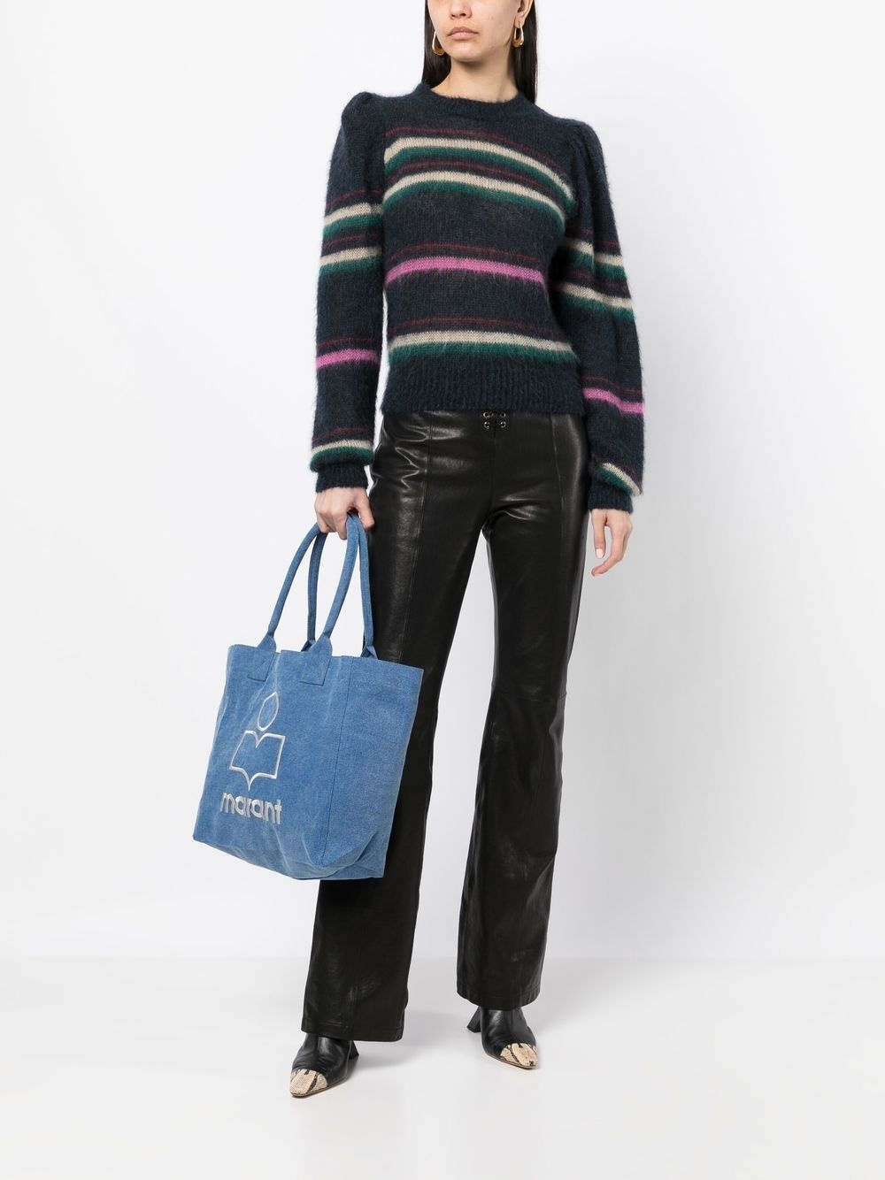 Isabel Marant Yenky small cotton tote bag | tessabit
