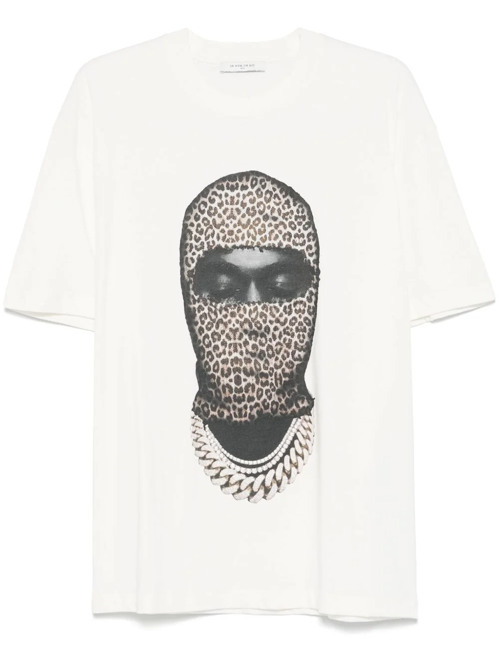 leopard-mask T-shirt - 1