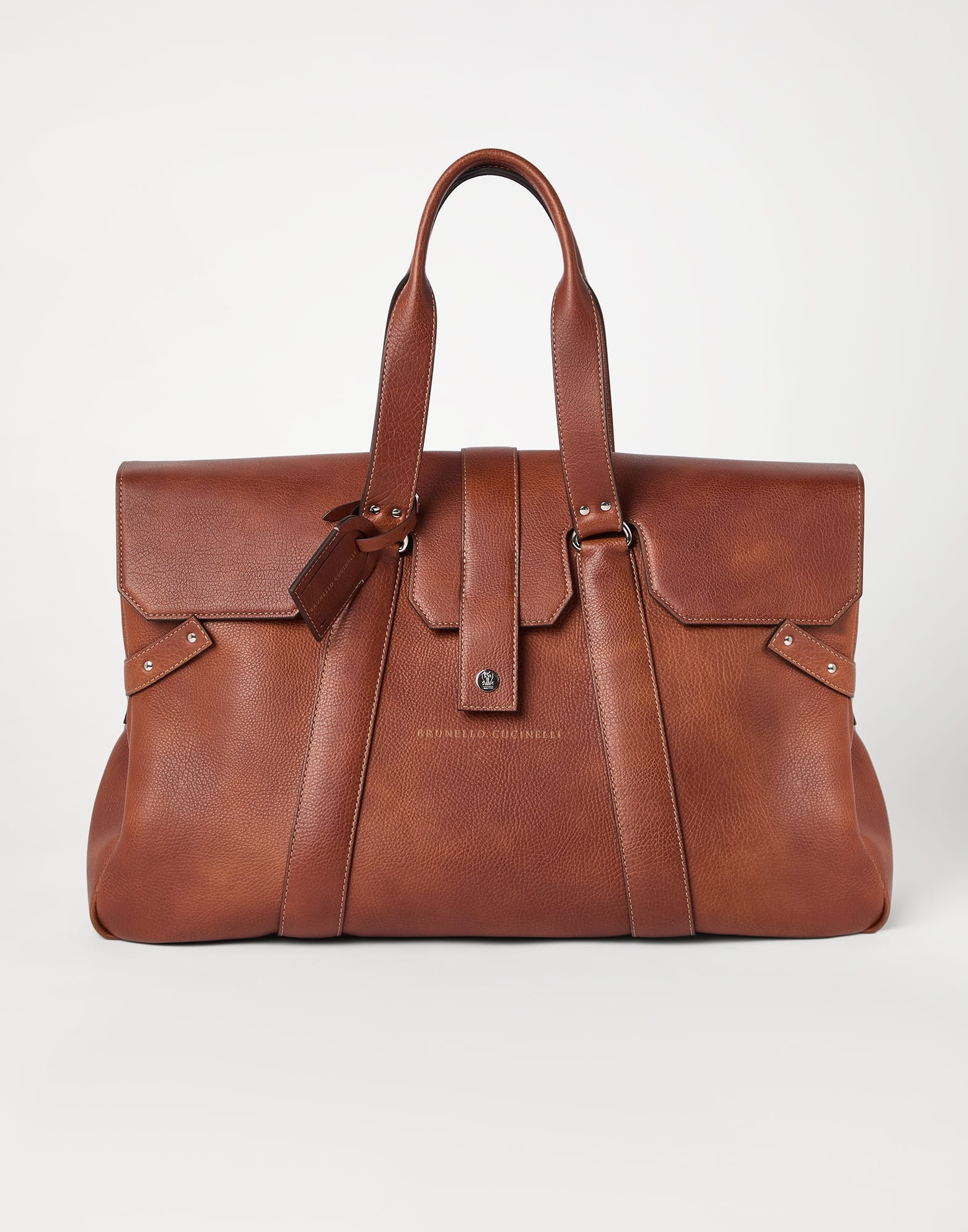 Grained calfskin Country Weekender bag - 1