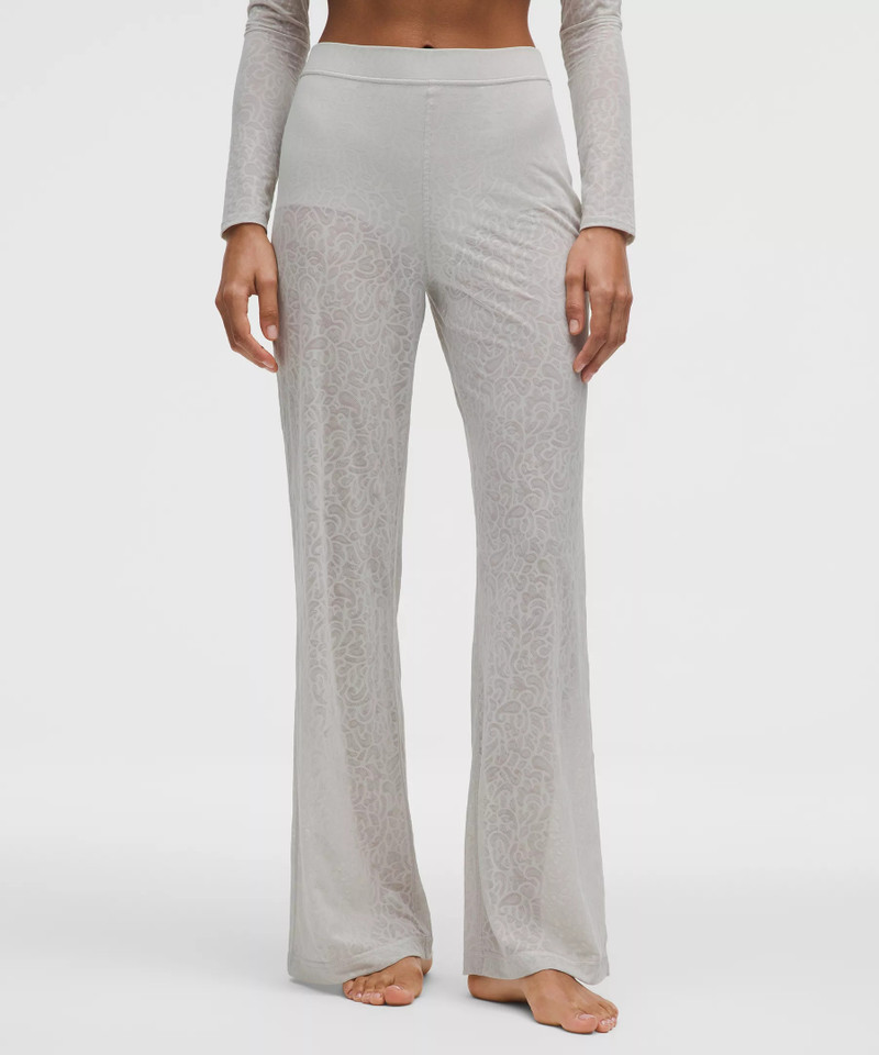 lululemon Paisley Lace Jacquard High-Rise Flared Pant outlook