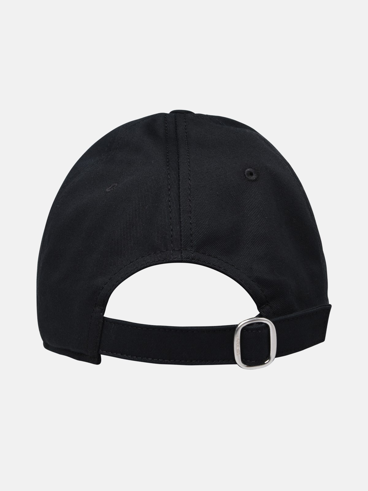 Black cotton Drill hat - 3