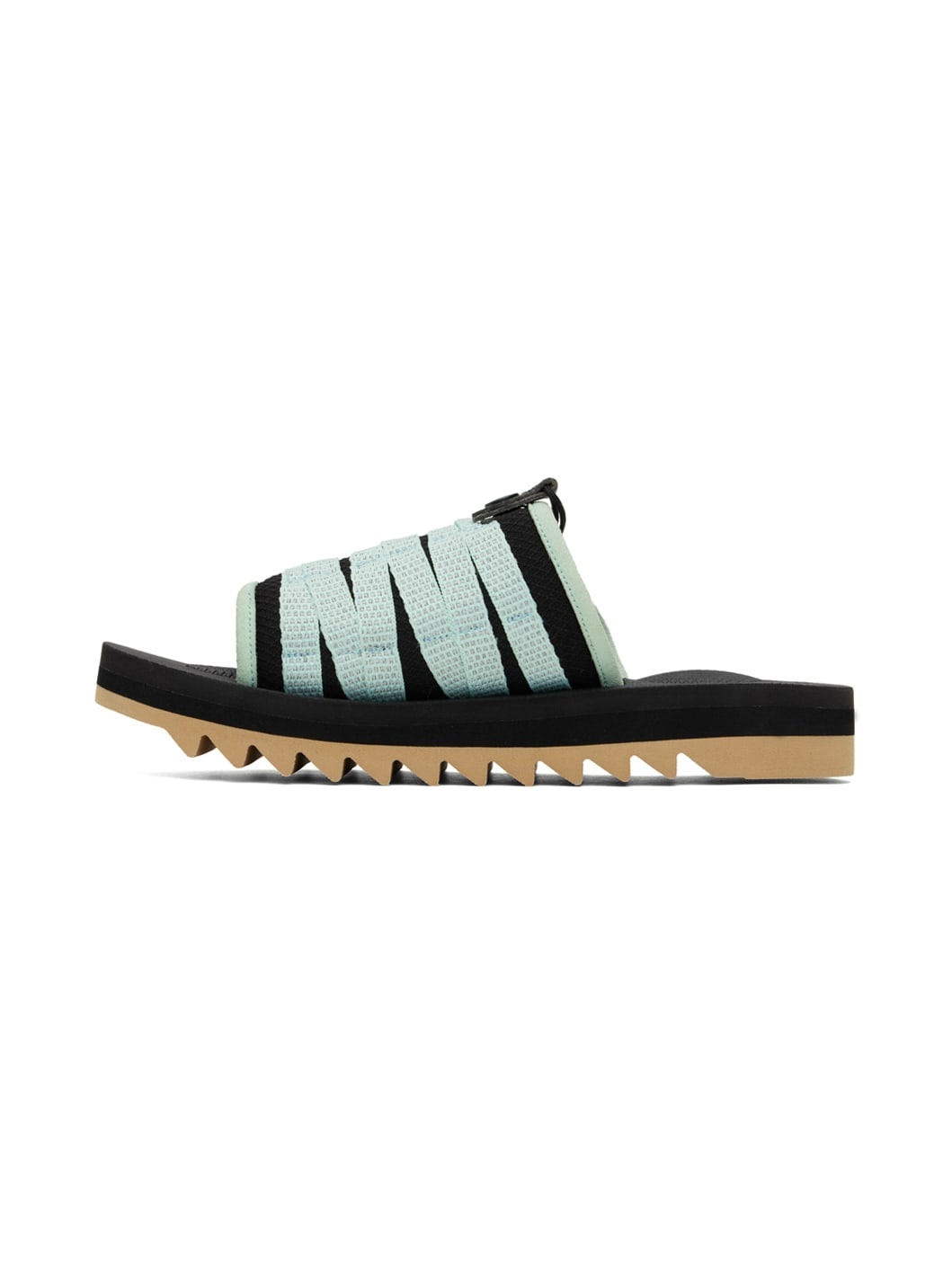 Black & Green DAO-2ab2 Sandals - 3