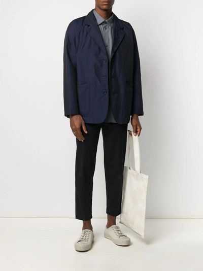 ISSEY MIYAKE single-breasted tailored blazer outlook