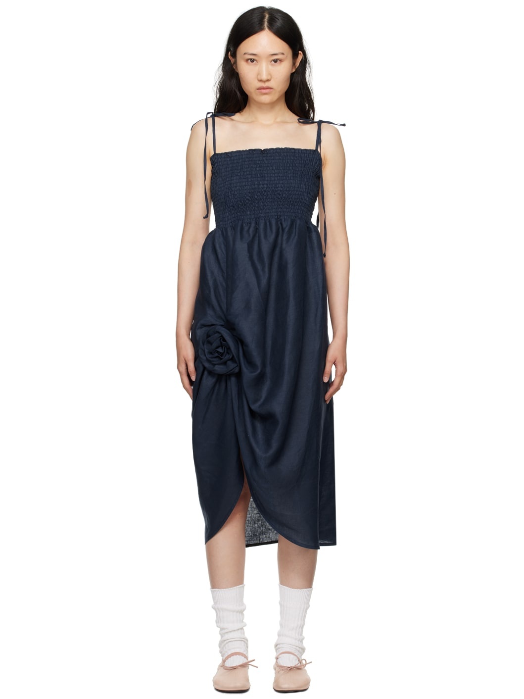 Navy Atlanta Maxi Dress - 1