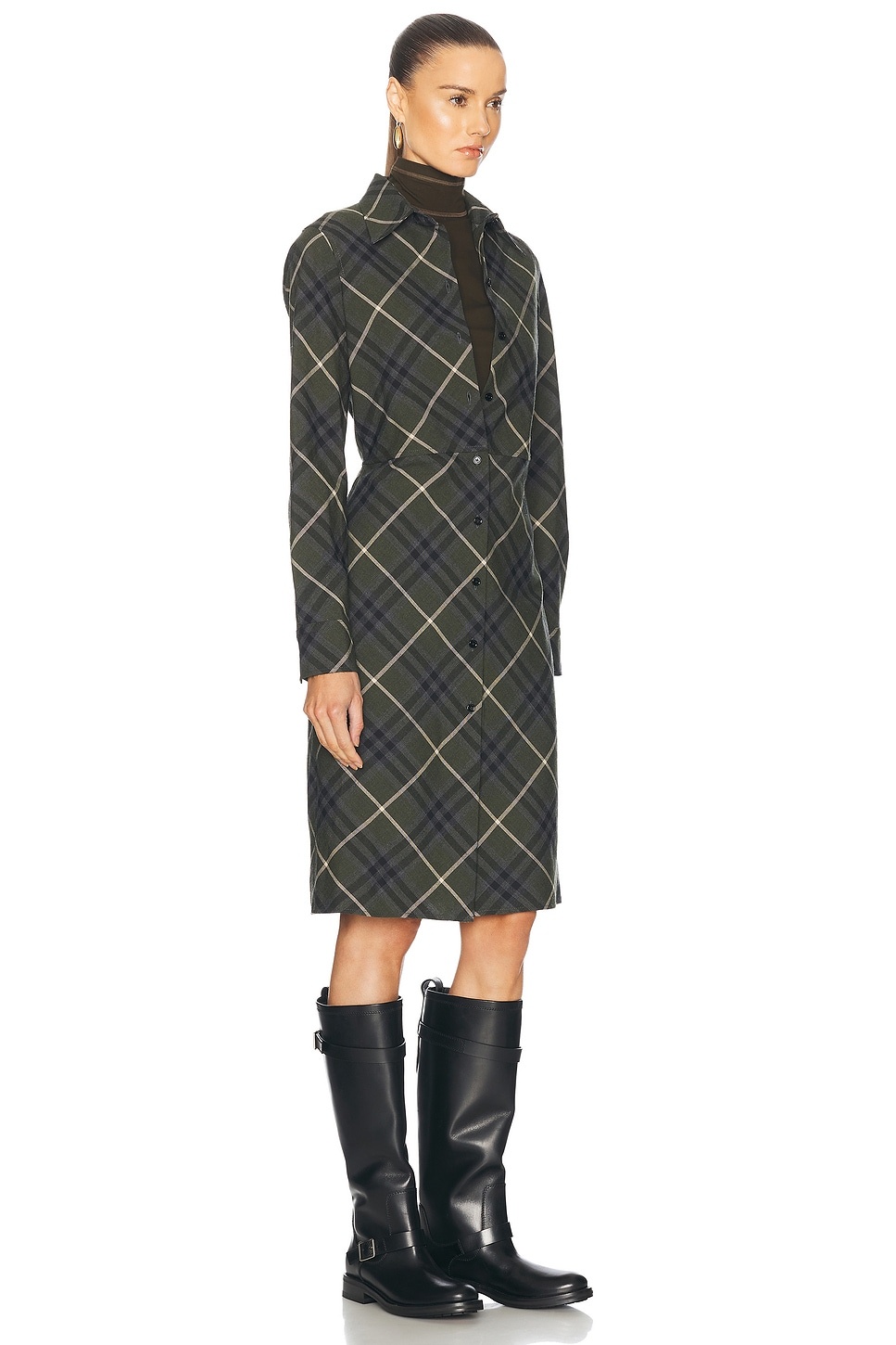 Long Sleeve Midi Dress - 2