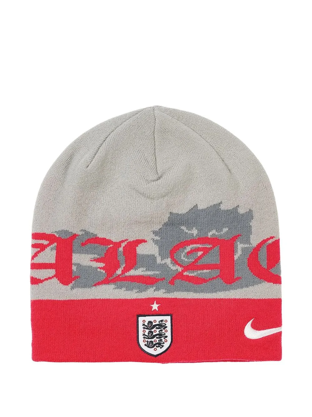 x England x Palace knitted beanie hat - 1