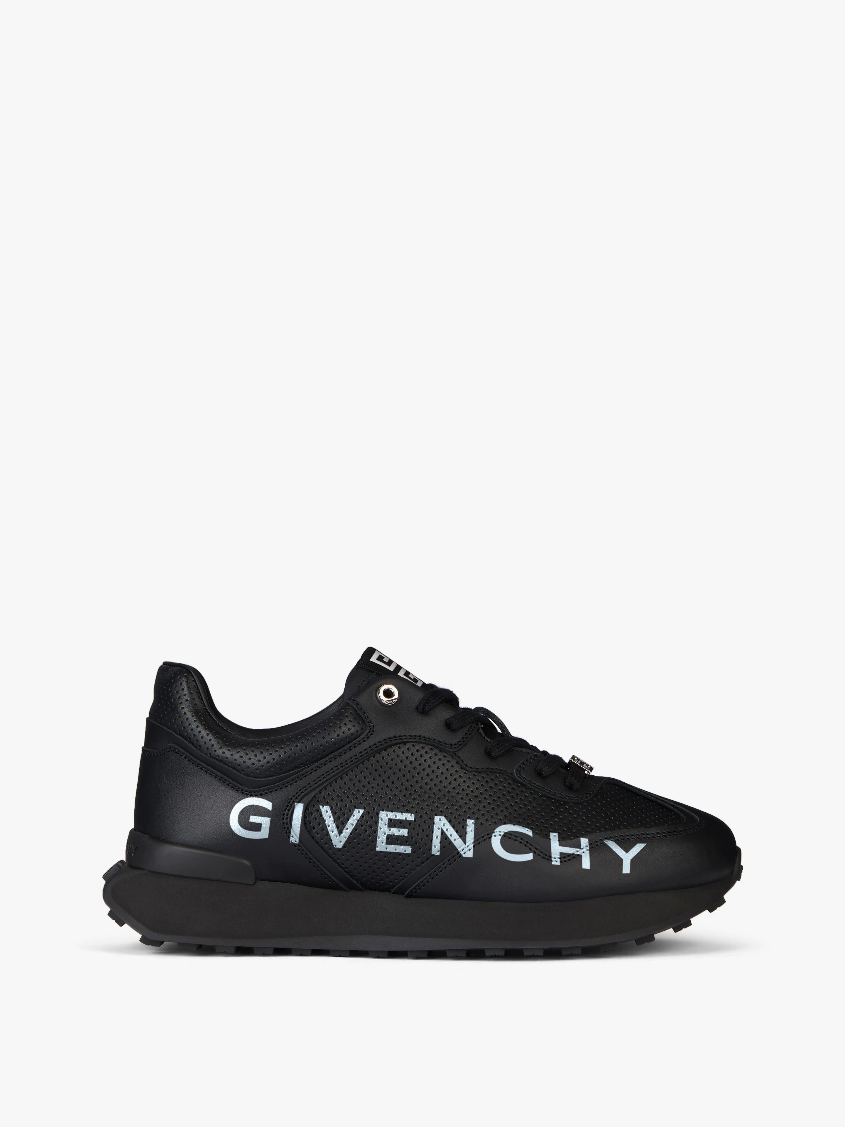 GIV RUNNER SNEAKERS IN PERFORATED LEATHER - 1