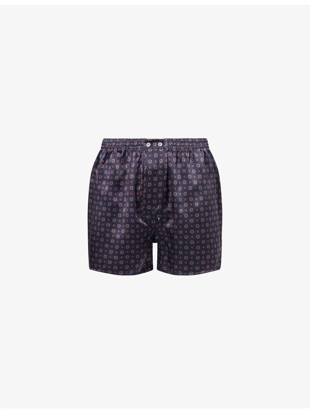 Brindisi Striped Silk Boxer Shorts - 1