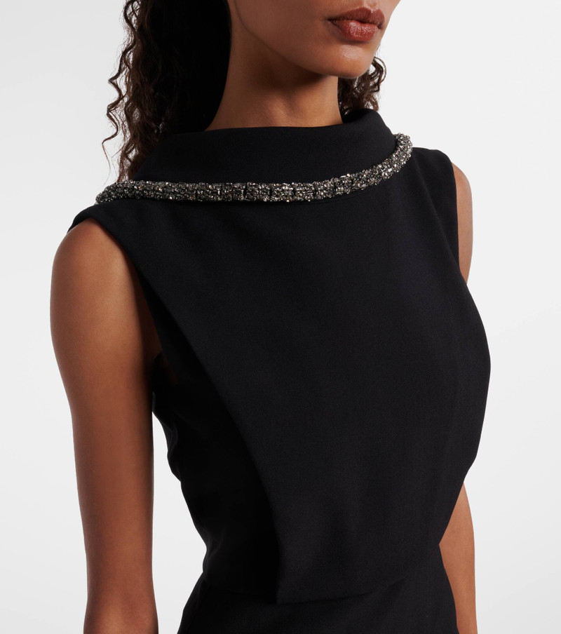 Embellished crêpe gown 4
