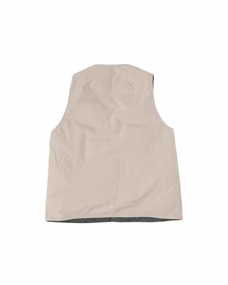 KORA DOWN VEST (VT.SHIBORI) BLACK 4