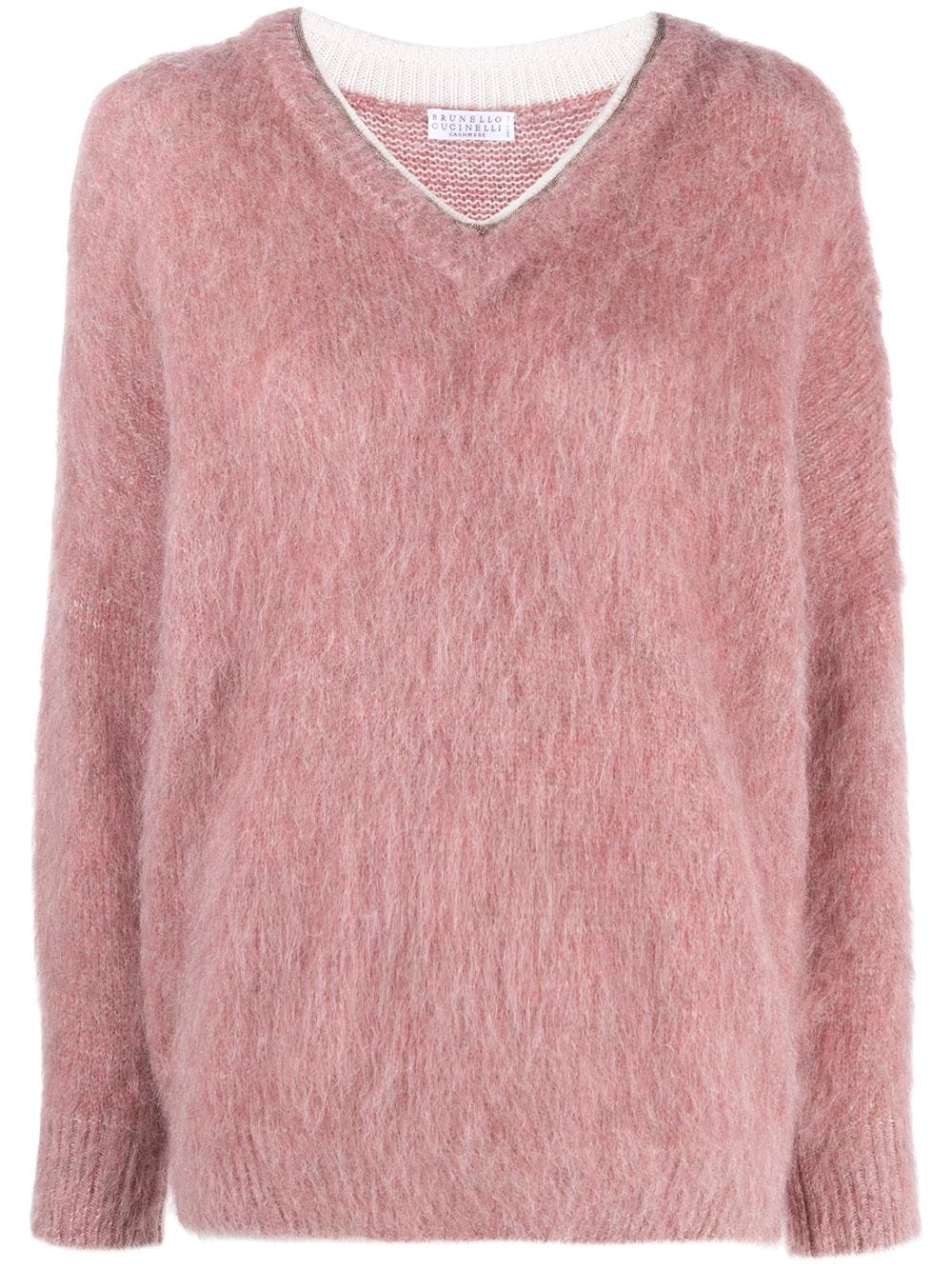 relaxed long-sleeve jumper - 1