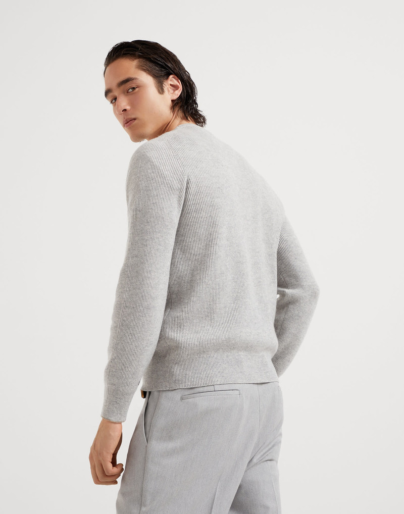 Brunello Cucinelli Cashmere English Rib sweater outlook
