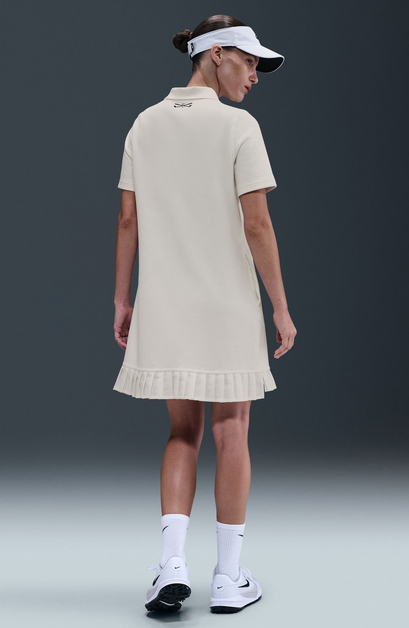 Nike Dri-FIT Polo Golf Dress in Sail/Black at Nordstrom - 5