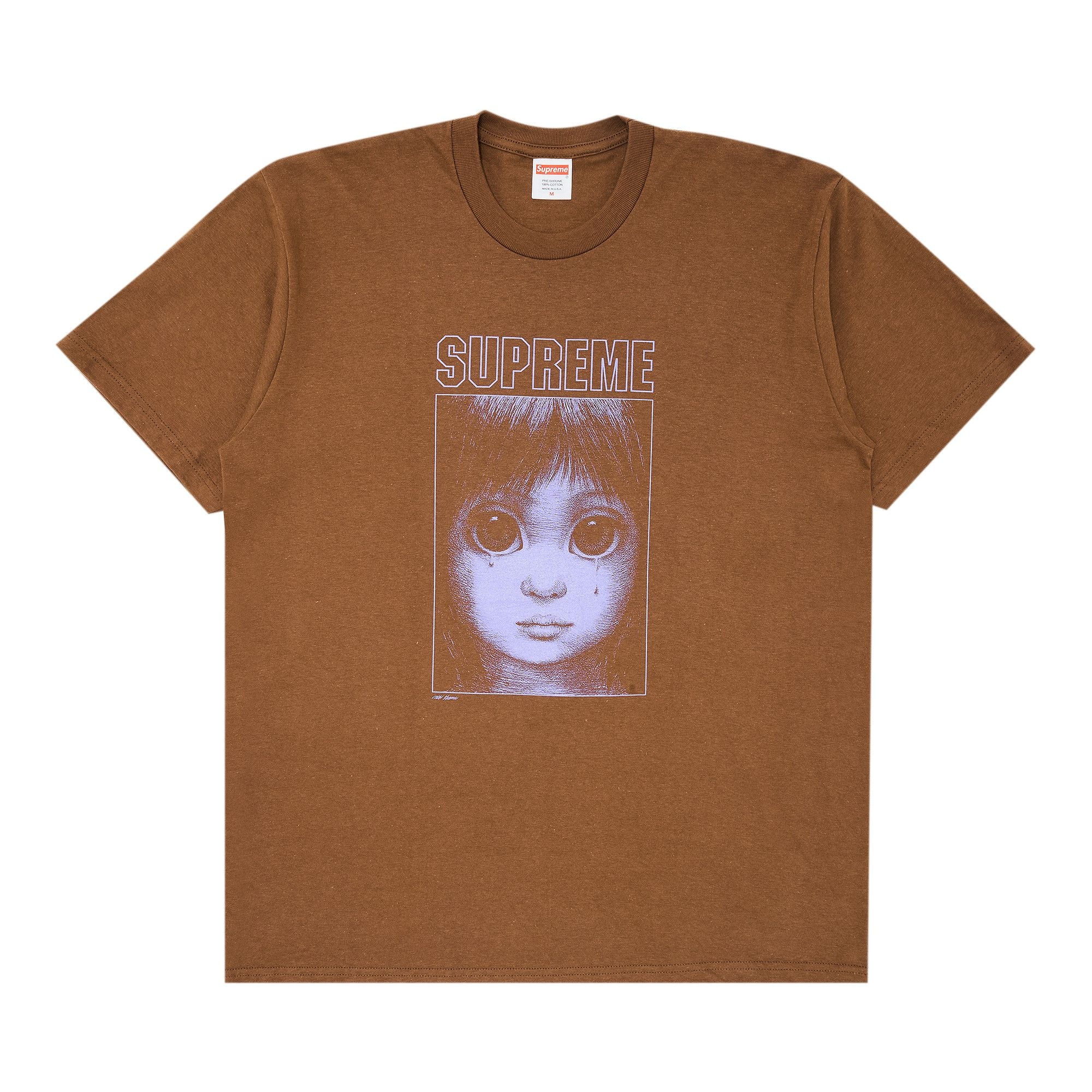 Supreme Margaret Keane Teardrop Tee 'Brown' - 1