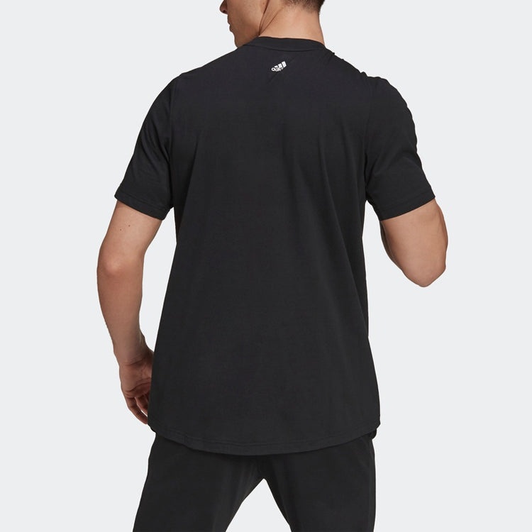 adidas Universal Graphic T-Shirt 'Black' GV5189 - 3