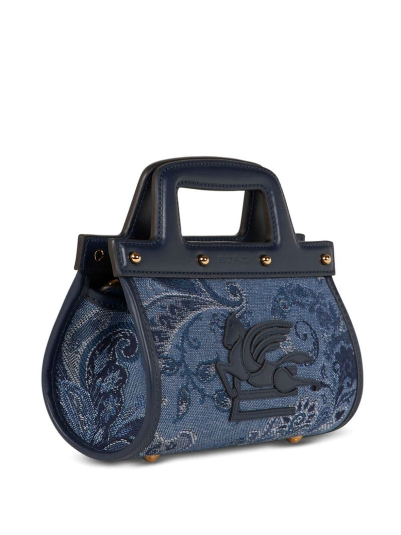 small Love Trotter denim tote bag 4