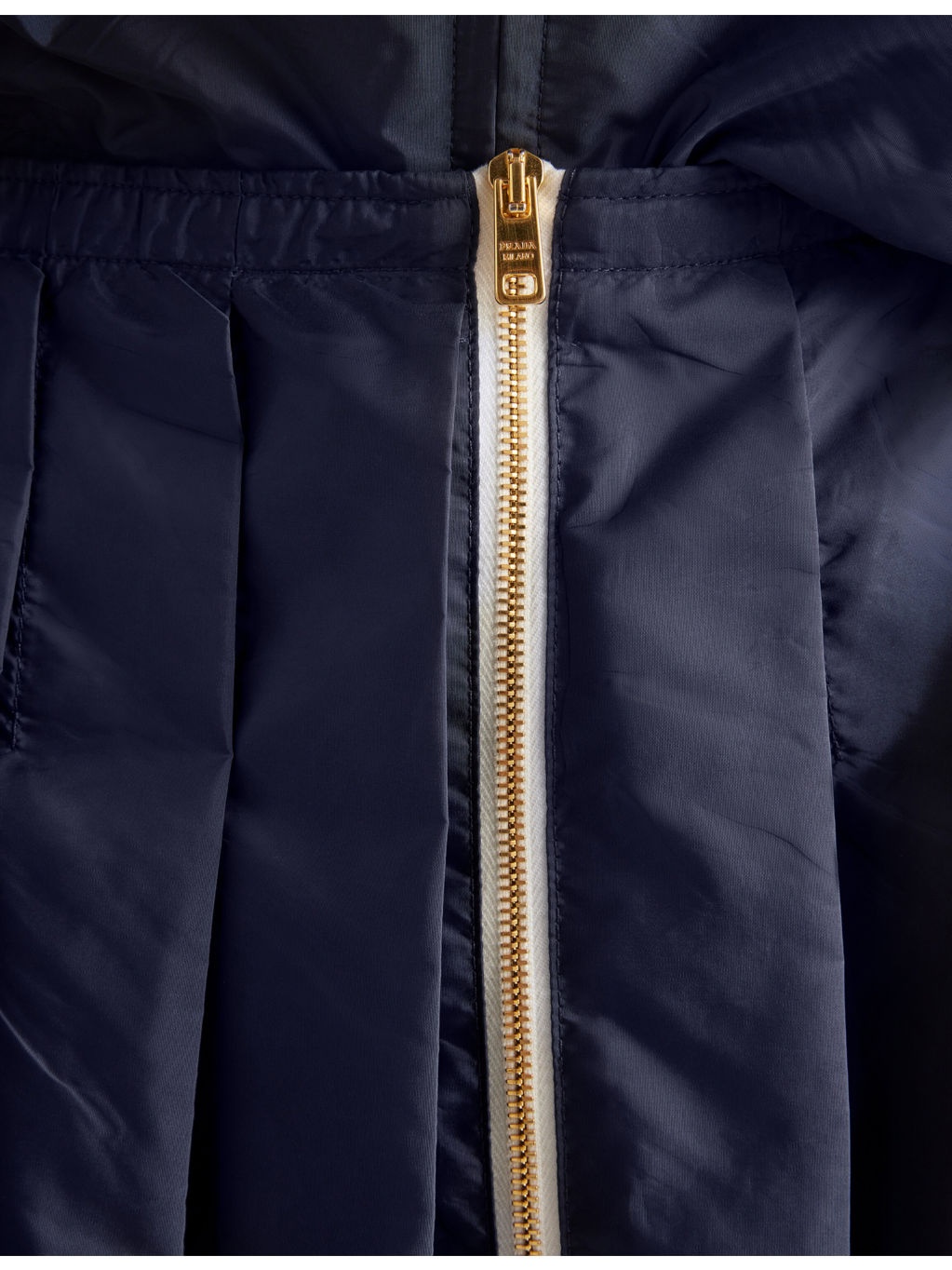 Re Nylon Zip-Up Pleated Woven Mini Skirt - 5