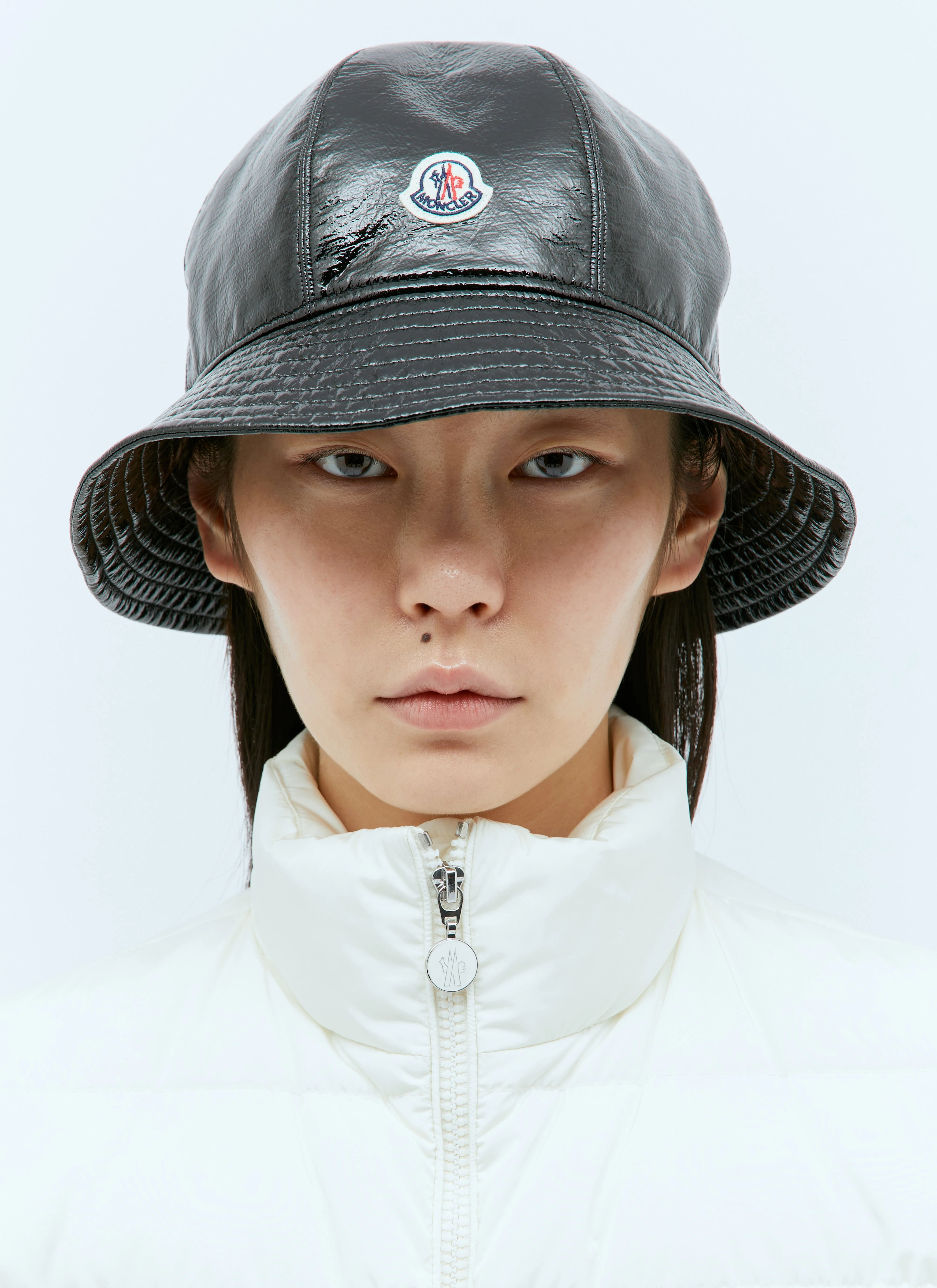 Moncler Women Logo Patch Bucket Hat - 1
