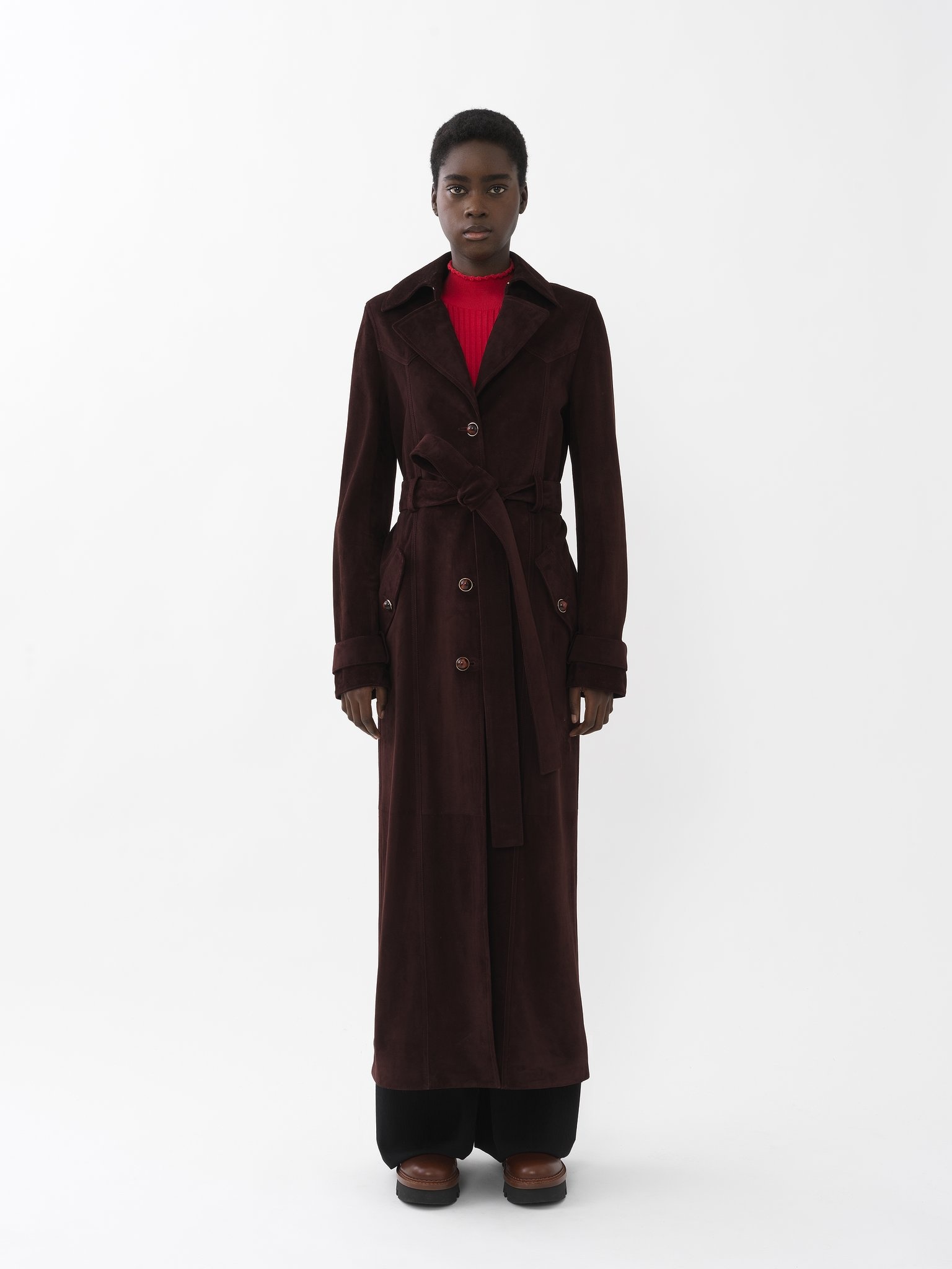 LONG TRENCH COAT - 2