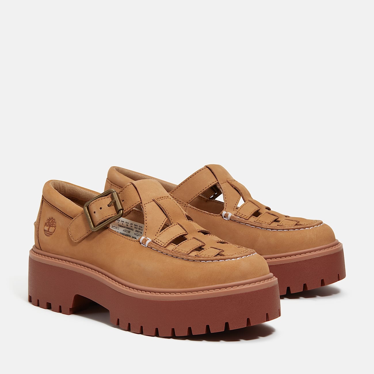 Women's Stone Street Platform Buckle Shoe - 6