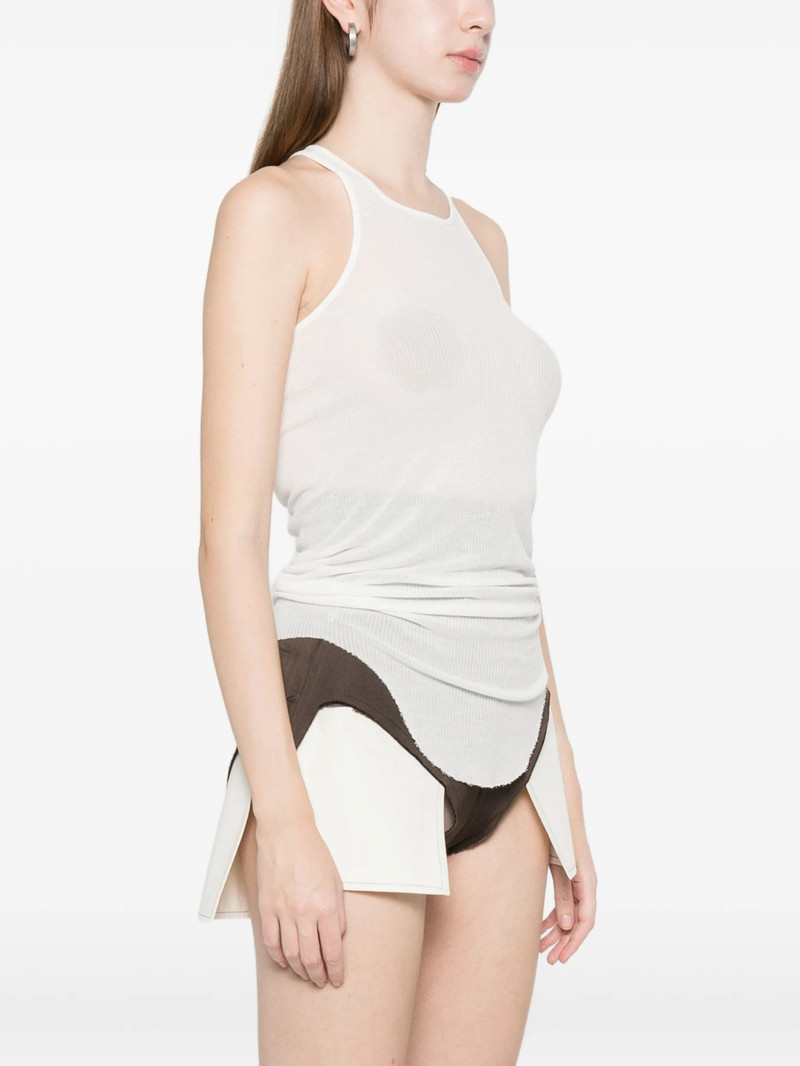 Rick Owens Ribbed-knit Tank Top 3