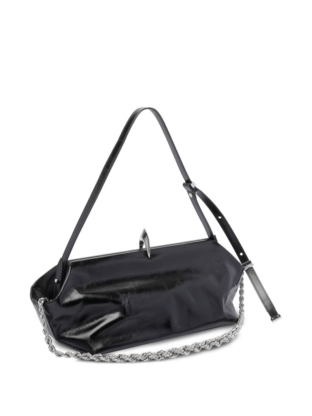 medium leather shoulder bag - 2