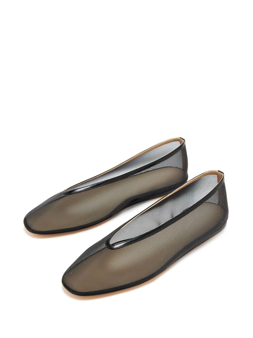 mesh ballerina shoes - 4