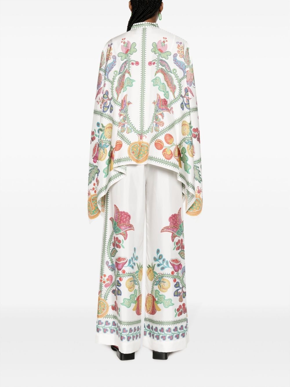 Grenadilla-print silk shirt - 4