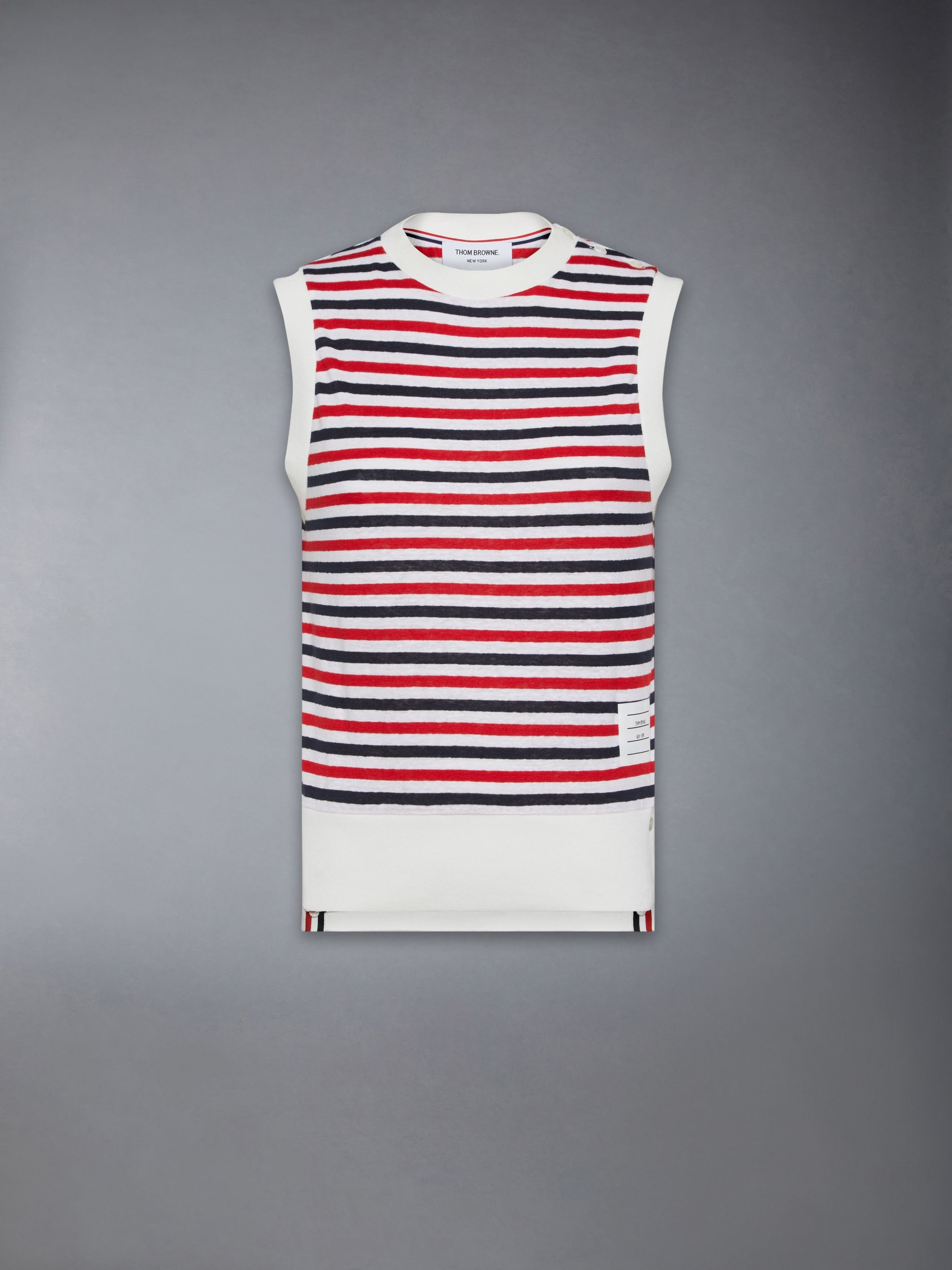 LINEN JERSEY SHELL TOP - 7