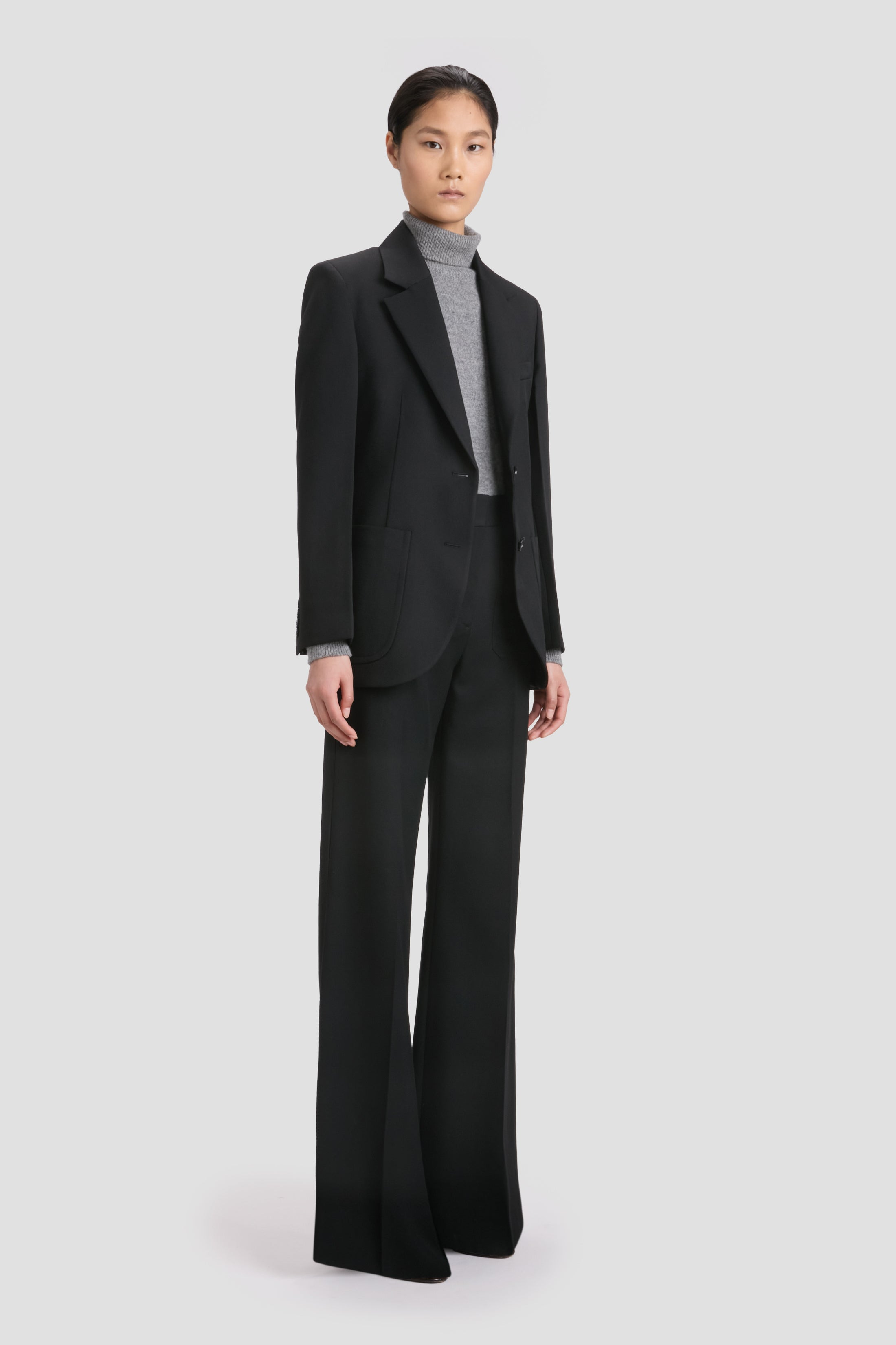Patch Pocket Jacket In Black - 3