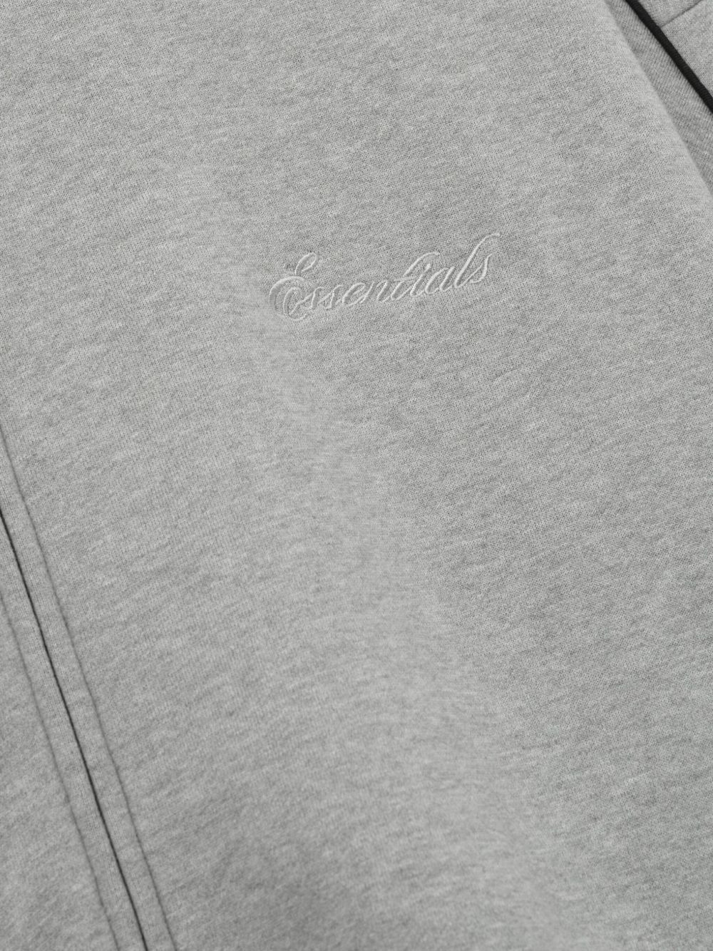 logo-embroidered zip-up track jacket - 2