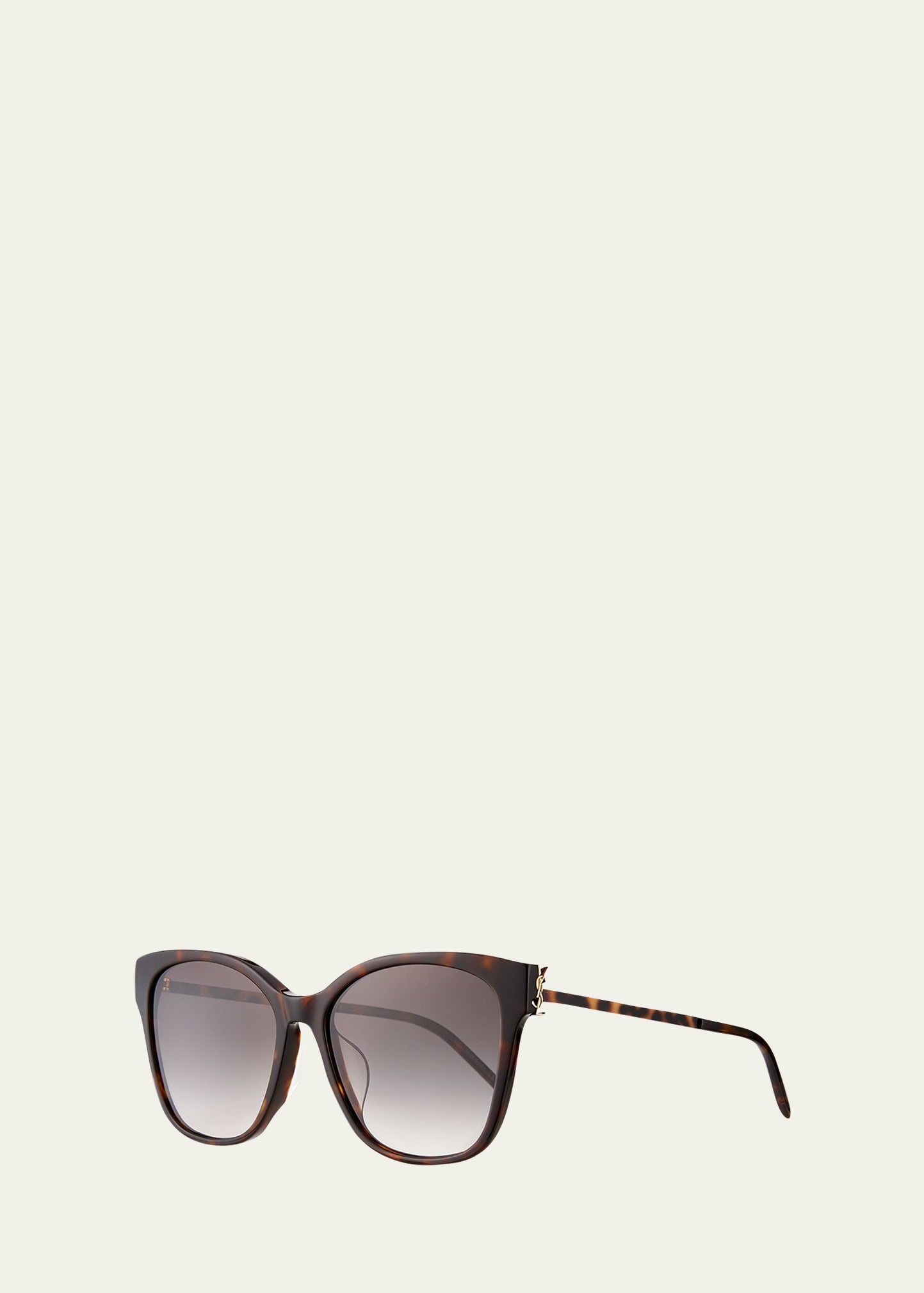 Square Acetate & Metal Sunglasses - 2