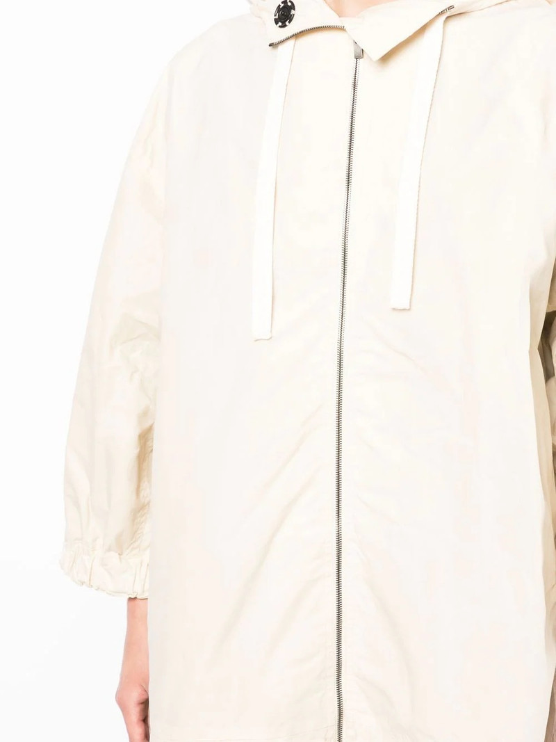 hooded drawstring cotton coat 5