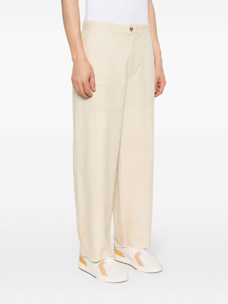 tapered-leg cotton trousers 3