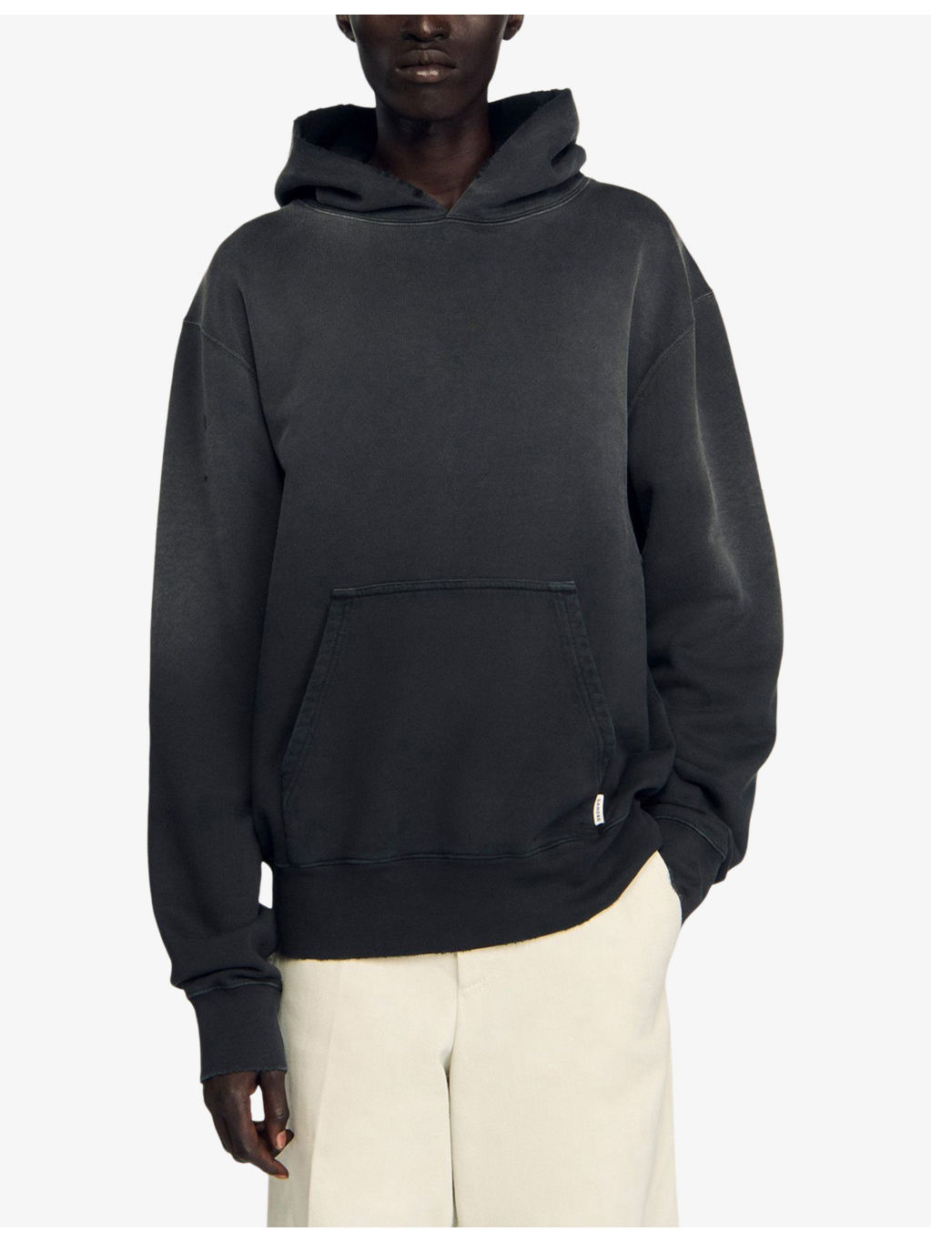 Logo-Tag Relaxed-Fit Cotton Hoody - 3