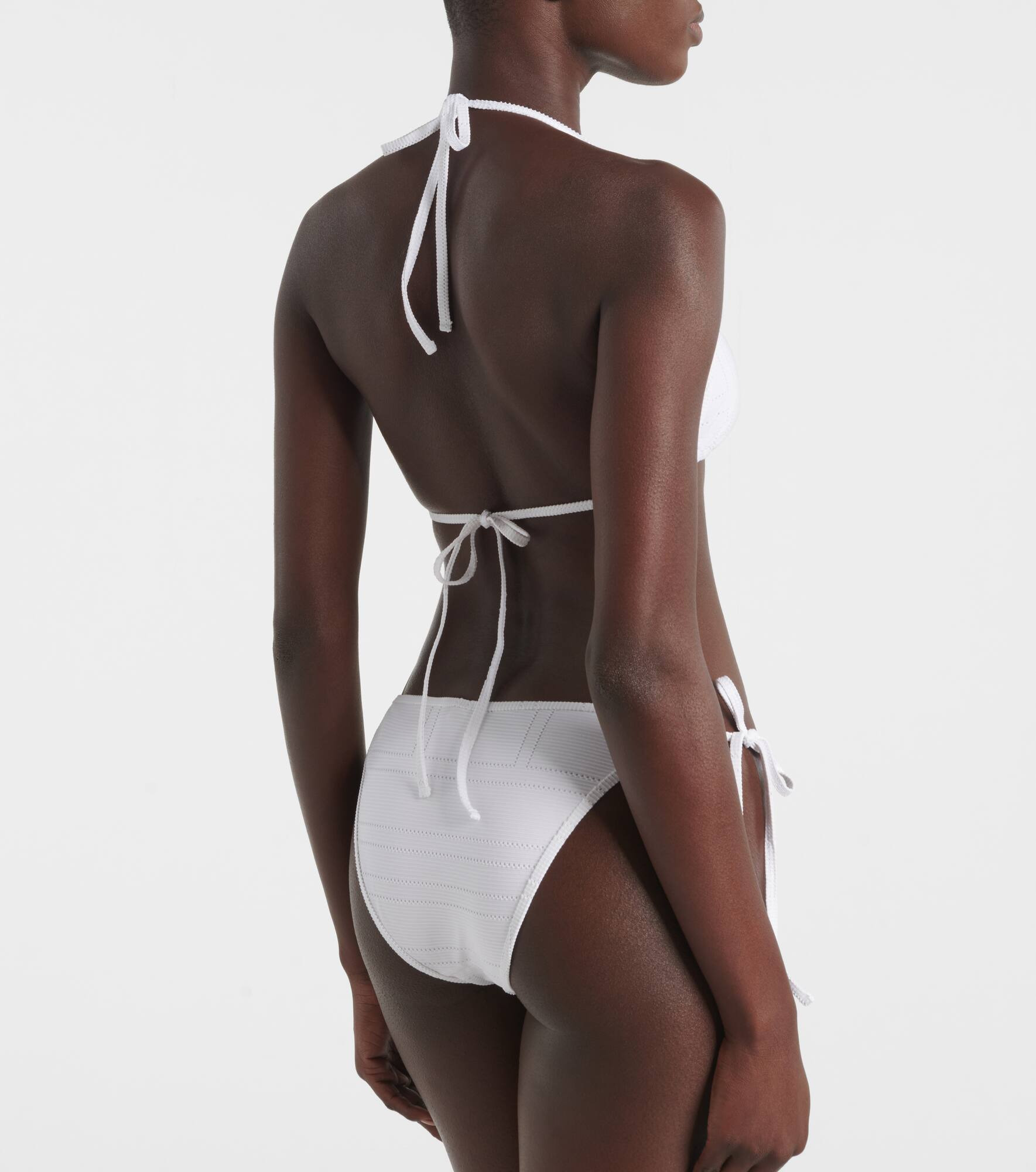 Monogram pointelle bikini top - 3