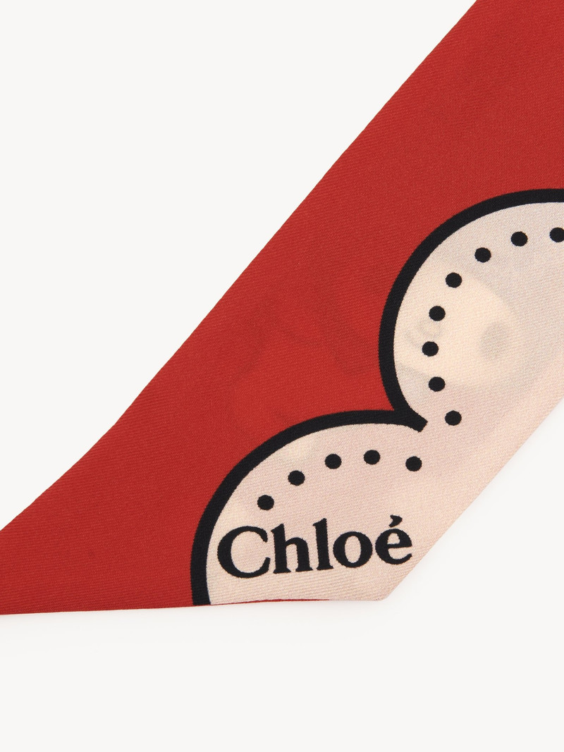 MY MELODY FOR CHLOÉ PRINTED SKINNY SCARF 3