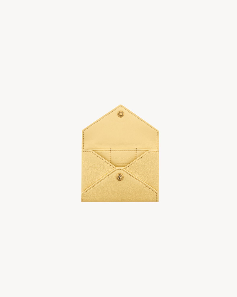 LETTER CARD CASE IN LEATHER 4
