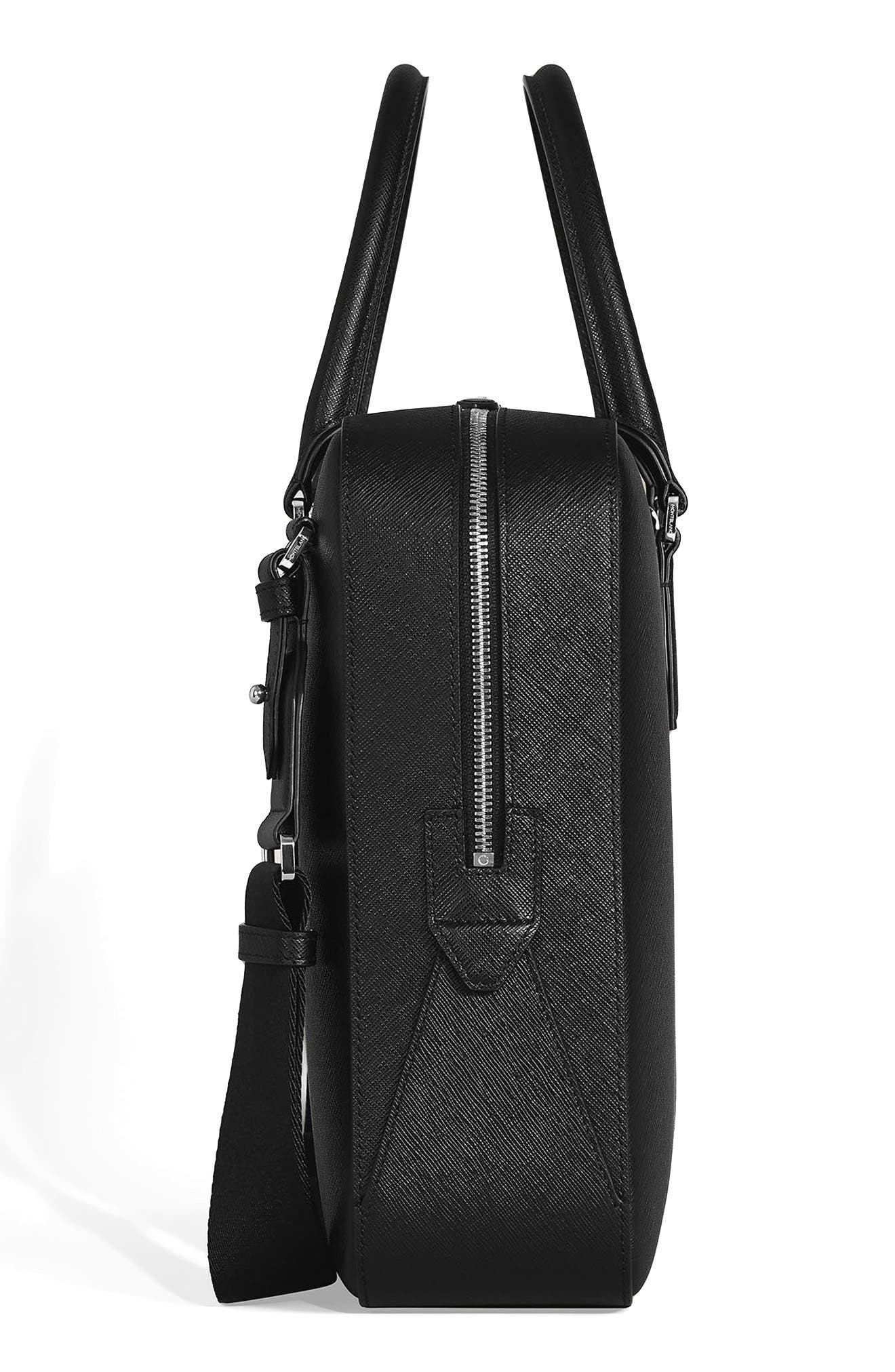 Montblanc Sartorial Medium Leather Document Case in Black at Nordstrom - 3