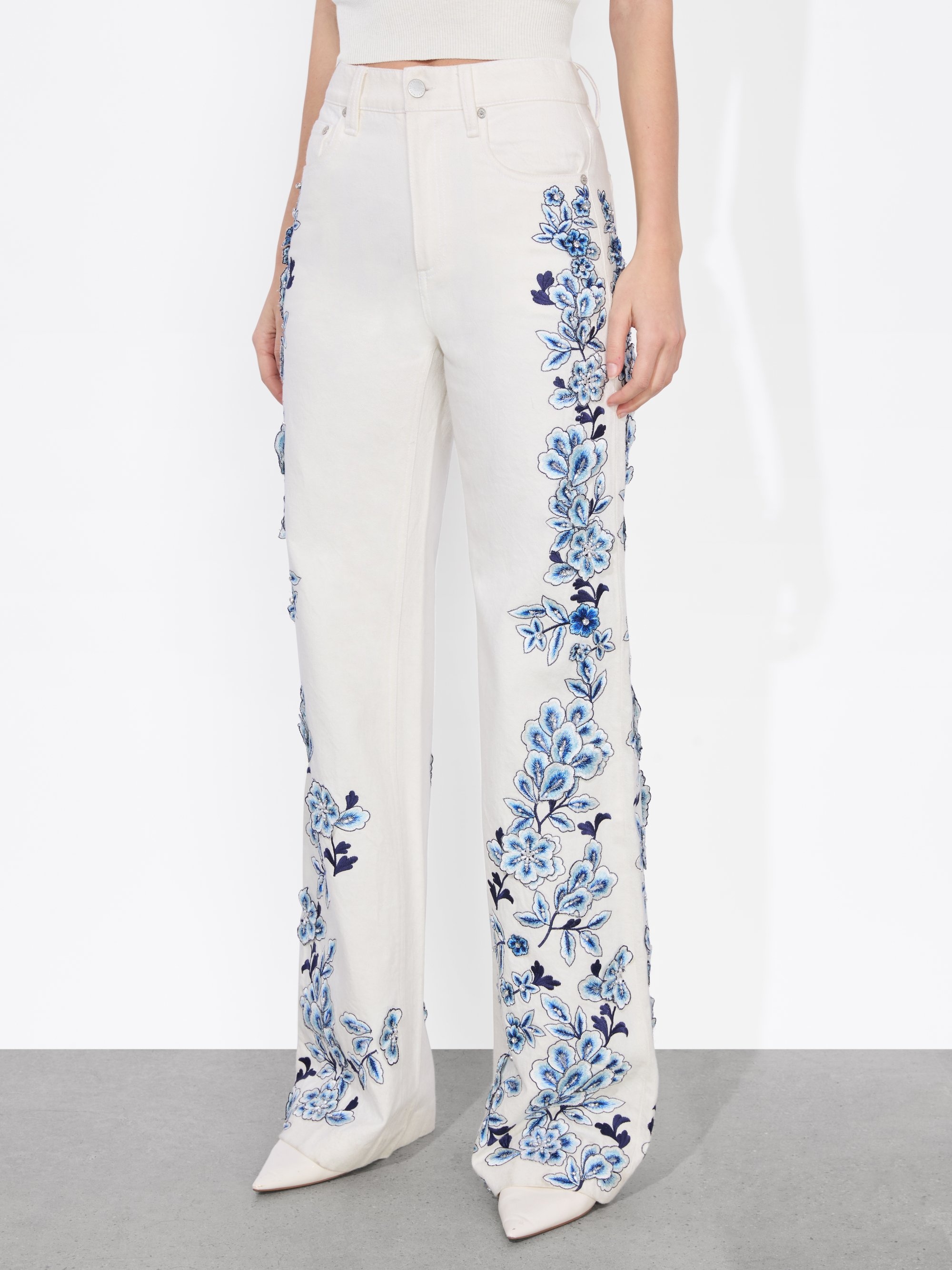 WEEZY EMBROIDERED JEAN - 2