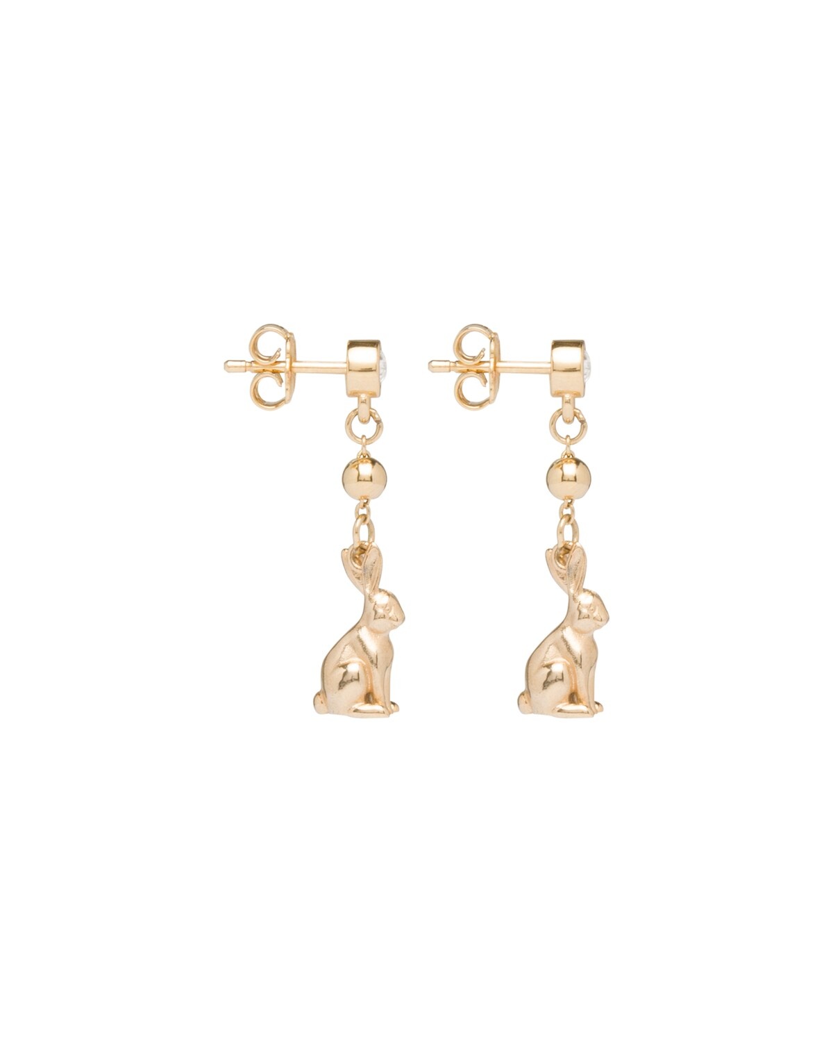 Prada Fine Jewellery gold and diamond earrings - 4