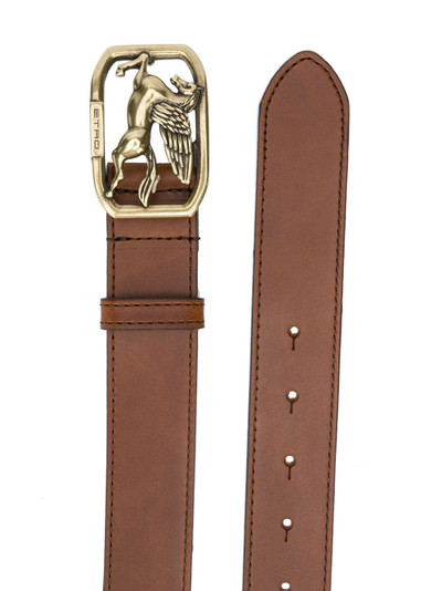 Etro Pegaso buckled belt outlook