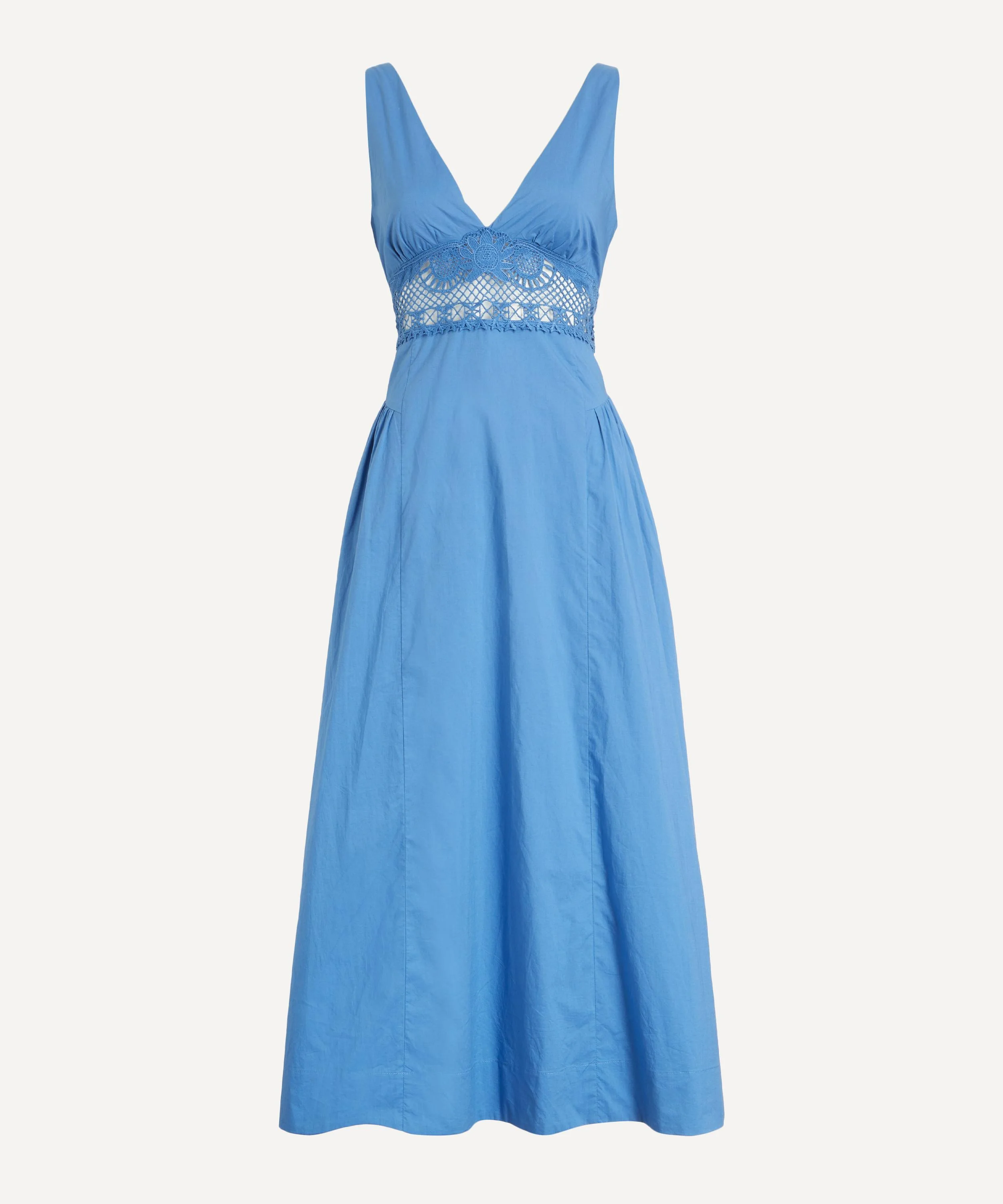 Veda Cotton V-Neck Dress - 1