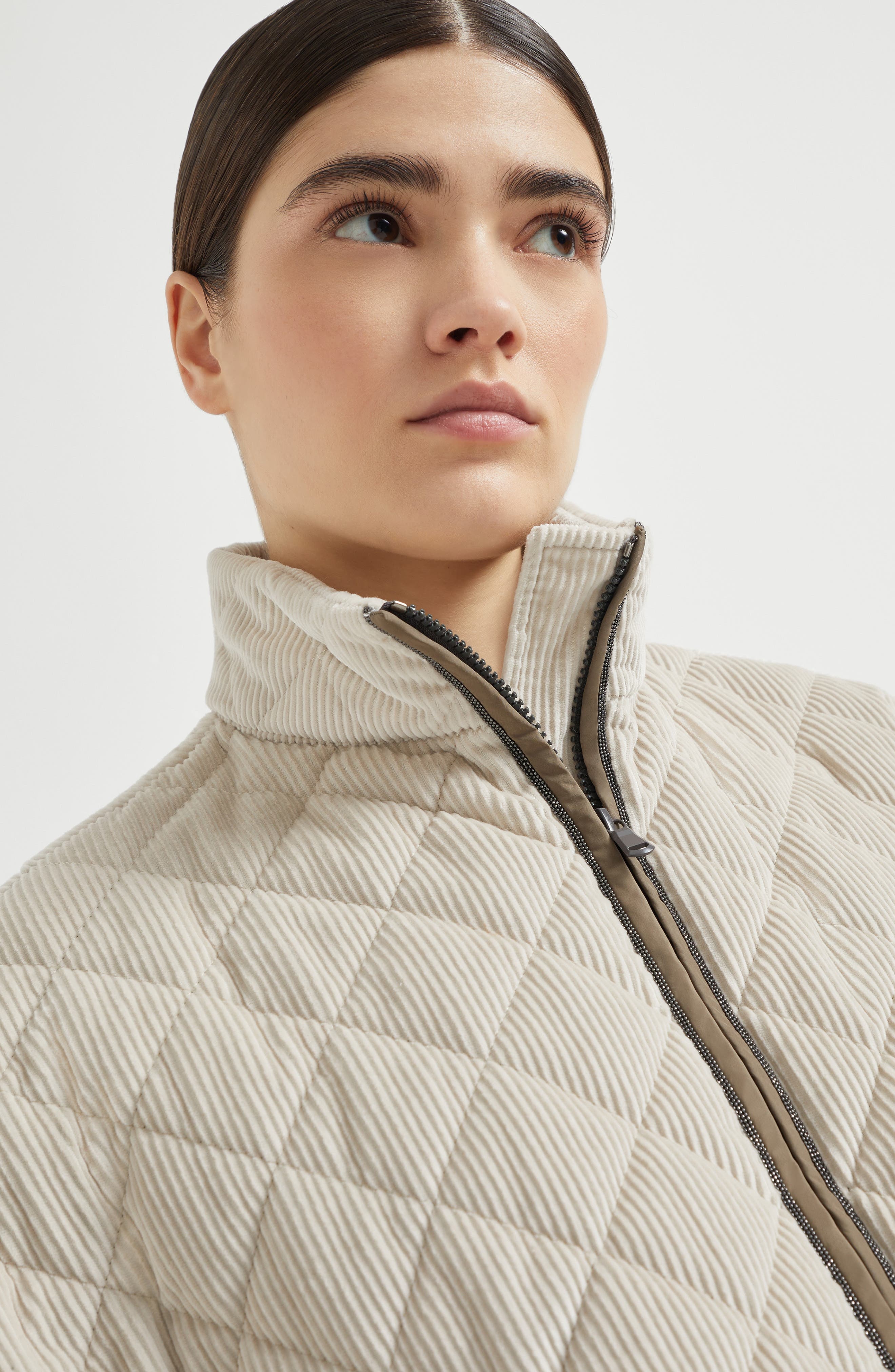 Brunello Cucinelli Quilted outerwear in Beige at Nordstrom - 4