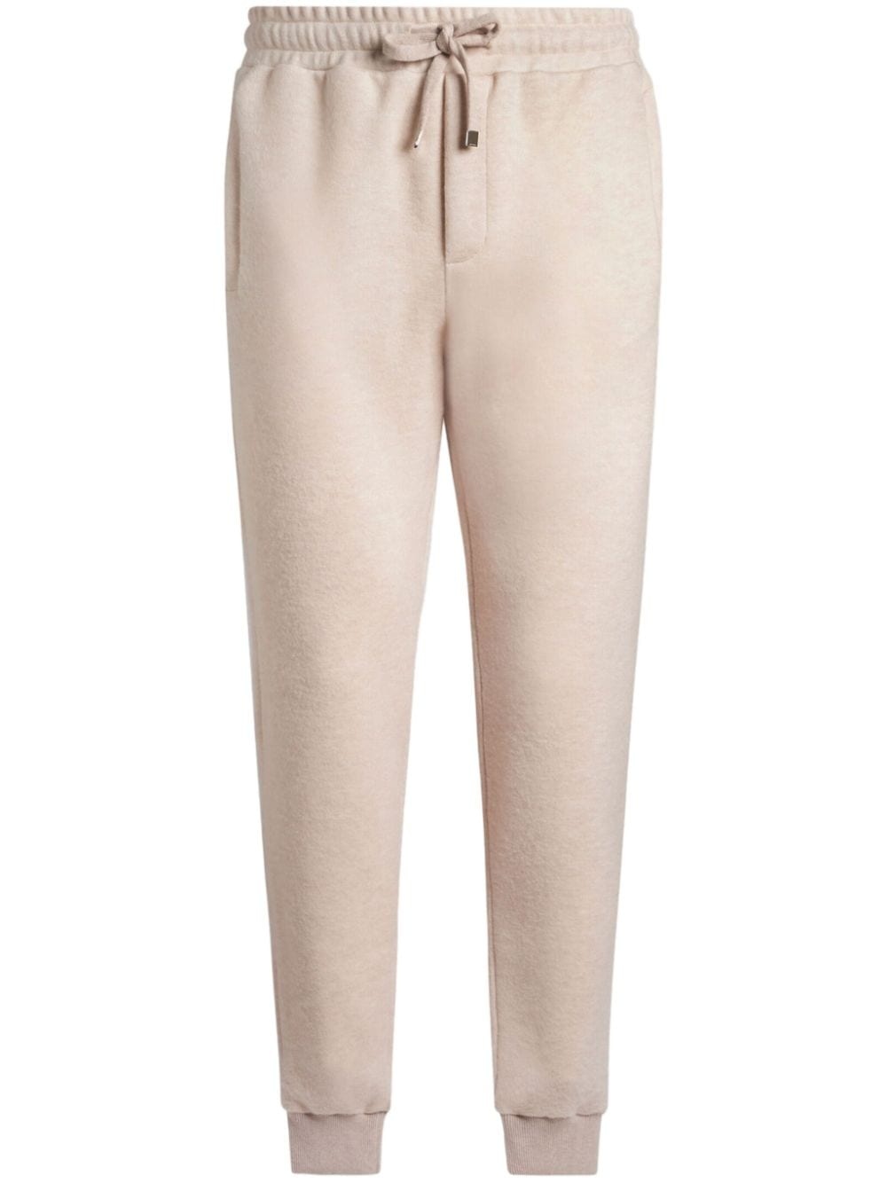 Pegaso-embroidered wool jogging trousers - 1