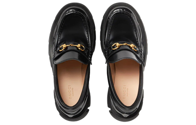 (WMNS) Gucci Loafer with Horsebit 'Black Leahter' 656869-DKSD0-1000 - 3