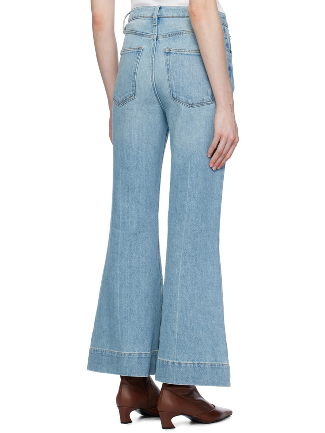 Blue 'The Extreme Flare Ankle' Jeans - 3