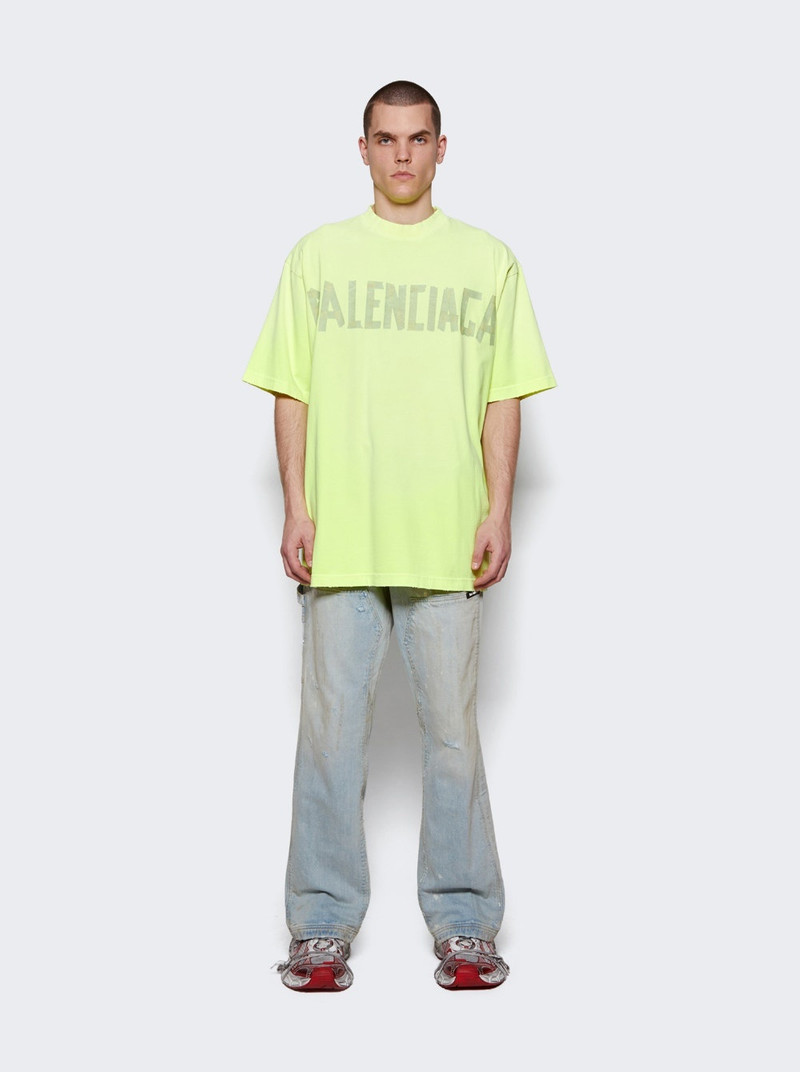 BALENCIAGA Medium Fit T-Shirt Yellow outlook