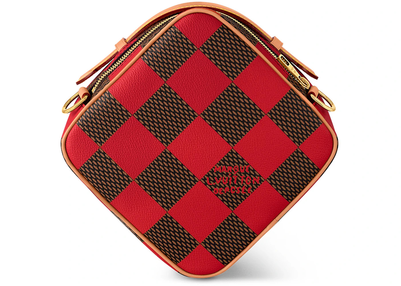 Louis Vuitton Chess Messenger Bag Damier Pop Red - 2