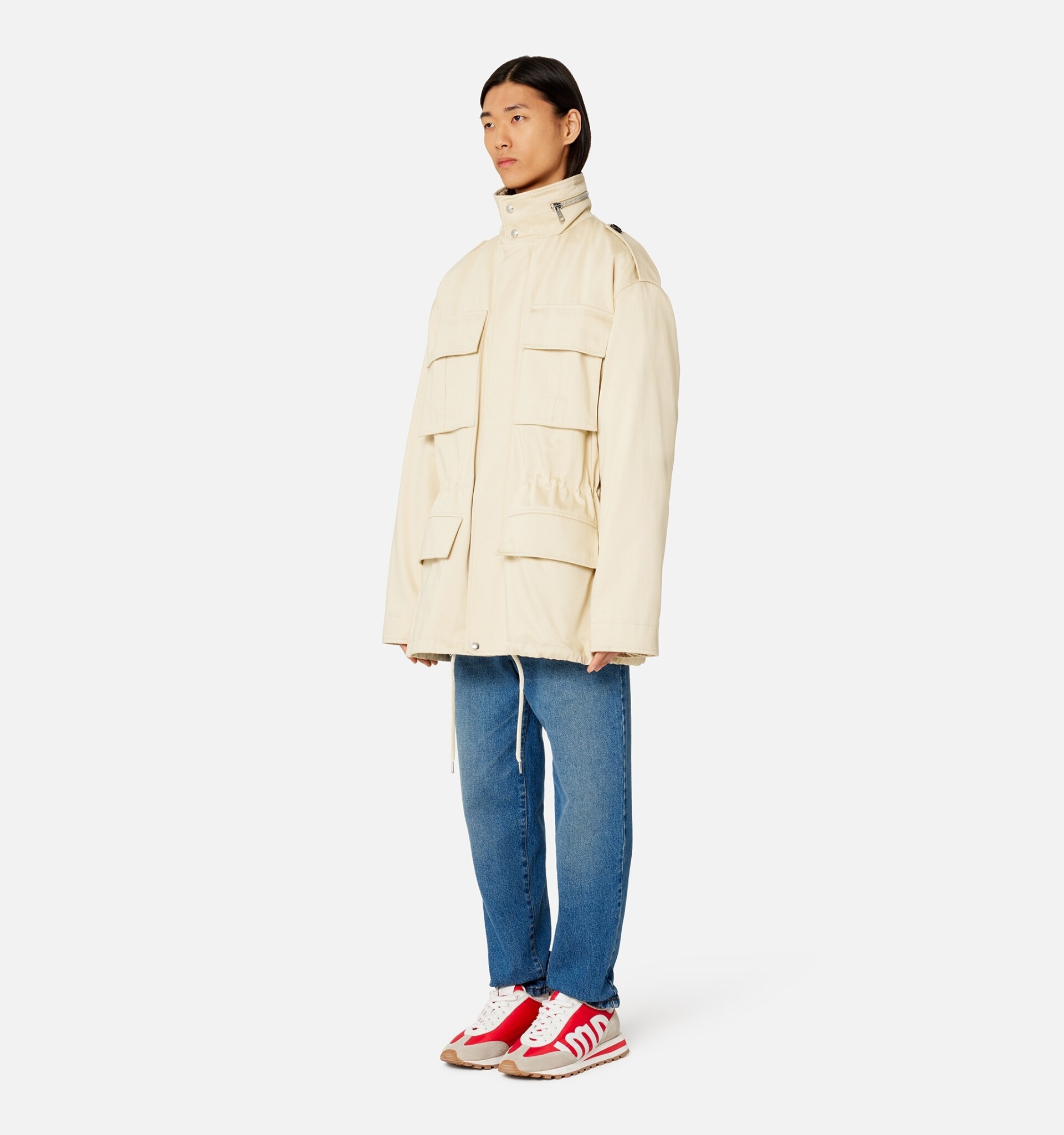Patched Pockets Parka - 3